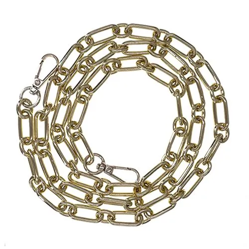 Chaine metal Or 25mm série MONZA pour coque avec anneau - 120cm