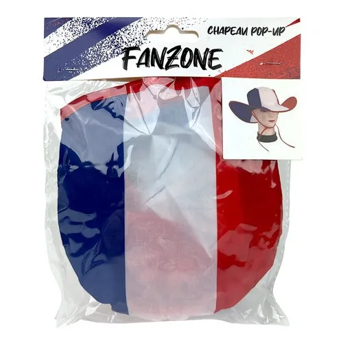 Chapeau POP UP FRANCE + sac de rangement