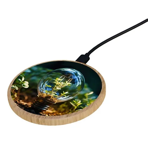 chargeur 15W éco FSC® 100% Bambou