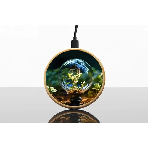 chargeur 15W éco FSC® 100% Bambou