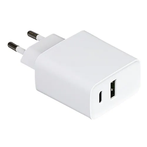 Chargeur avec 20W Power Delivery et Quick Charge pour USB Typ A et Typ C