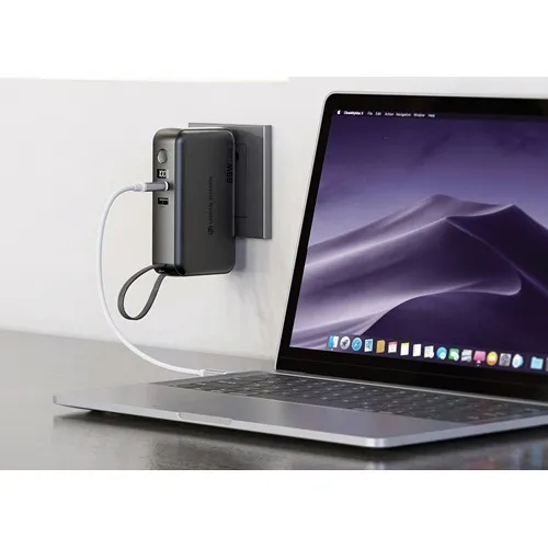 Chargeur hybride GaN 65W en PC RCS Urban Vitamin Eureka