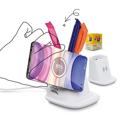 CHARGEUR INDUCTION OU CABLE POT A CRAYONS