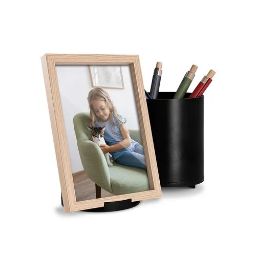 CHARGEUR PAR INDUCTION 10W AVEC FONCTION HUB ET POT A CRAYONS EN rAlu