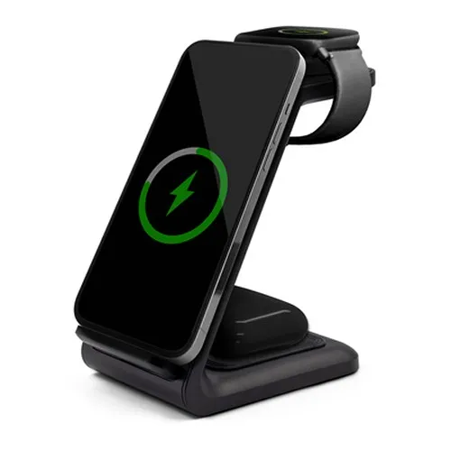 Chargeur sans fil 15W, 3 en 1, support de téléphone | Todd