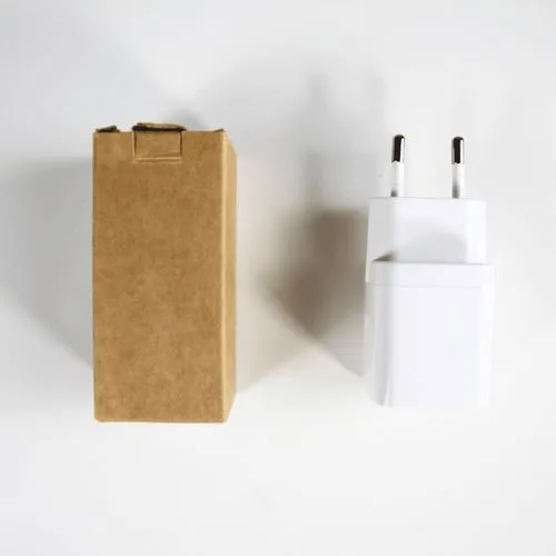 Chargeur USB 20W 2 ports Usb, prise UE Blanc