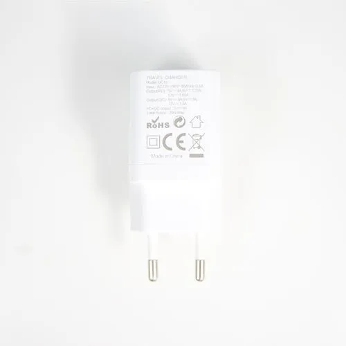 Chargeur USB 20W 2 ports Usb, prise UE Blanc