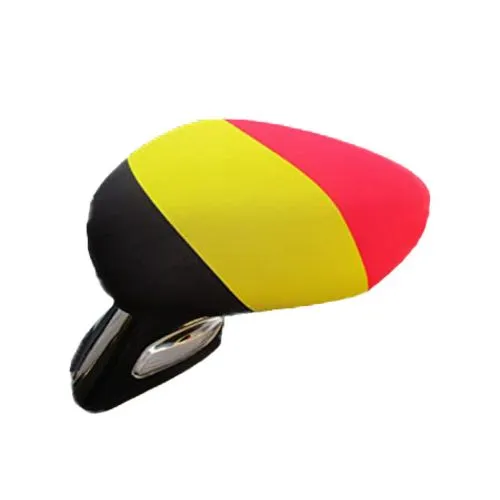 Chaussettes de miroir de voiture tricolore belge
