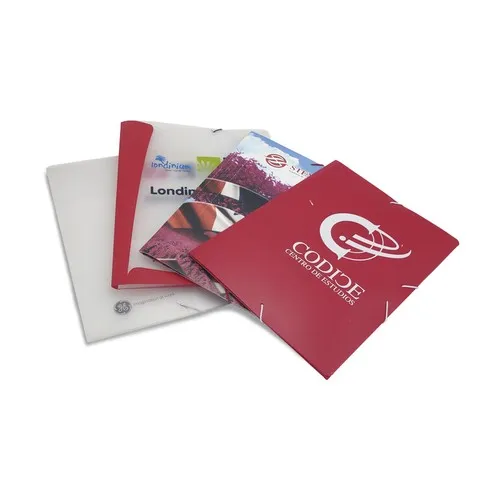 CHEMISE PVC À ELASTIQUES PP 500 MICRONS, A4