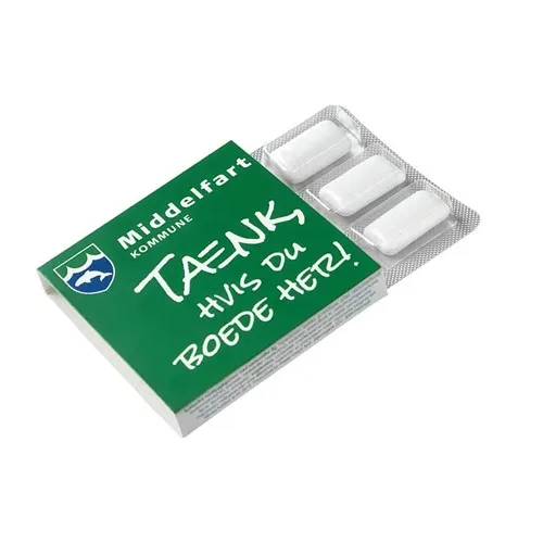 CHEWING-GUMS SOUS BLISTER 6 PIÈCES