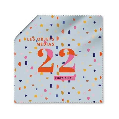 CHIFFON DE NETTOYAGE EN MICROFIBRE  AVEC POCHETTE 150x150mm