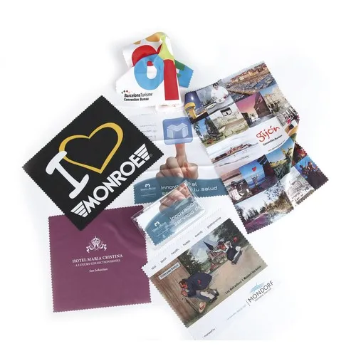 Chiffons lingettes microfibres