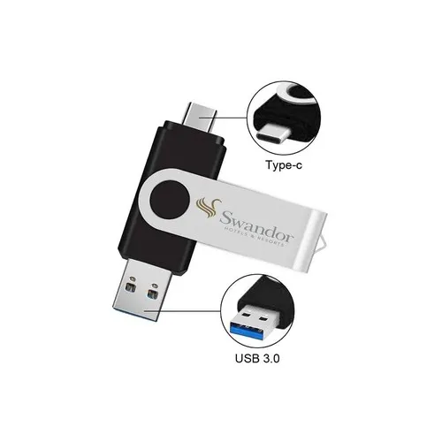 Clé USB pivotante USB-C