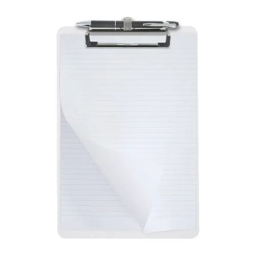 CLIP BOARD POLYPROPYLENE 2 MM