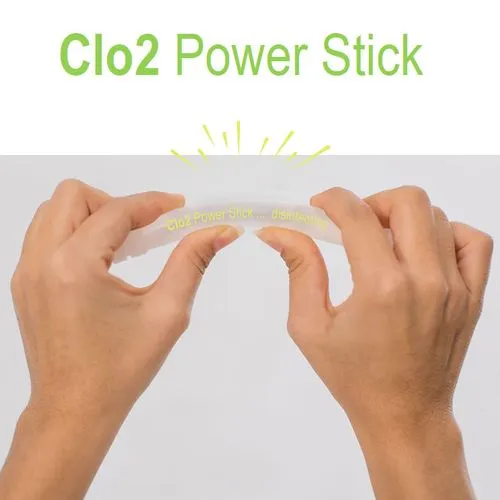 Clo2 Power Stick COVID-19 Désinfectant environnemental sec au dioxyde de chlore