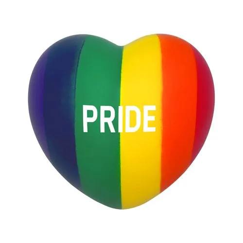 Coeur arc-en-ciel anti-stress