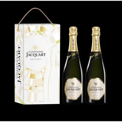 Coffret 2 bouteilles Champagne Jacquart Brut Mosaique