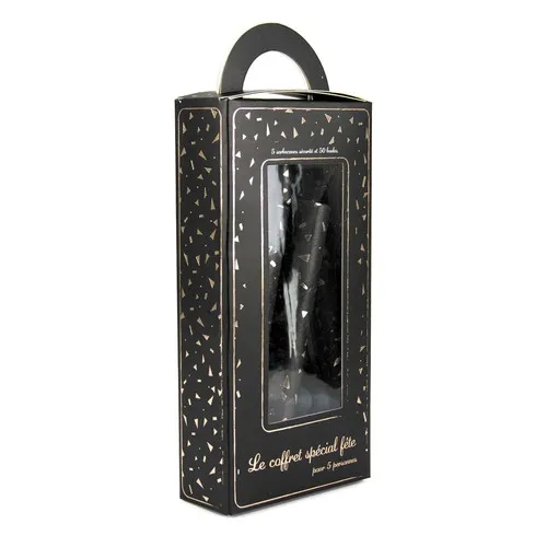 COFFRET 5 SARBACANES + 50 BOULES GOLD PARTY
