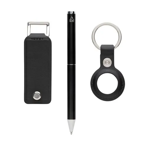 Coffret cadeau 3 pcs en PU recyclé RCS Swiss Peak Tula