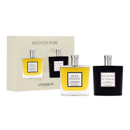 COFFRET DUO COUTURE  Huile d’Olive Vierge Extra & Vinaigre de Vin Rouge 2X10 CL