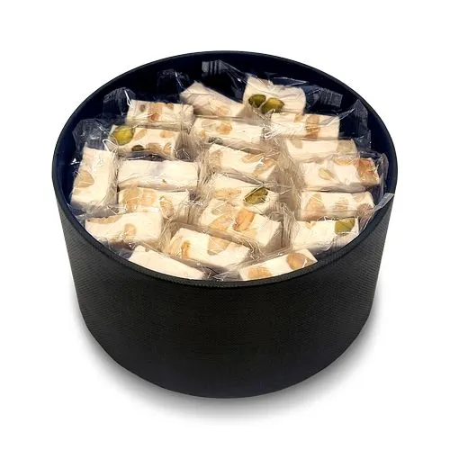 Coffret Harmonie personnalisé 20 nougats emballés individuellement