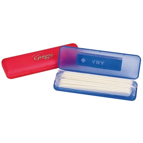 COFFRET RIGIDE AVEC 12 ABAISSE LANGUES  (14,5 cm)