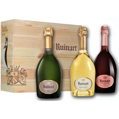 Coffret Ruinart Cave Urbaine 3 Cuvées
