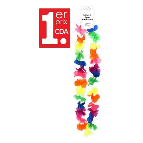 Collier hawaien Multicolore NEON
