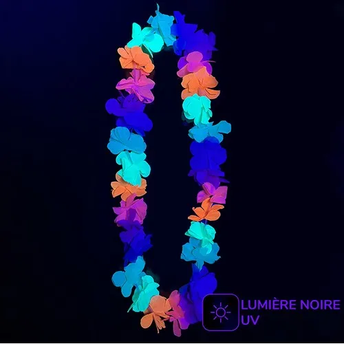 Collier hawaien Multicolore NEON