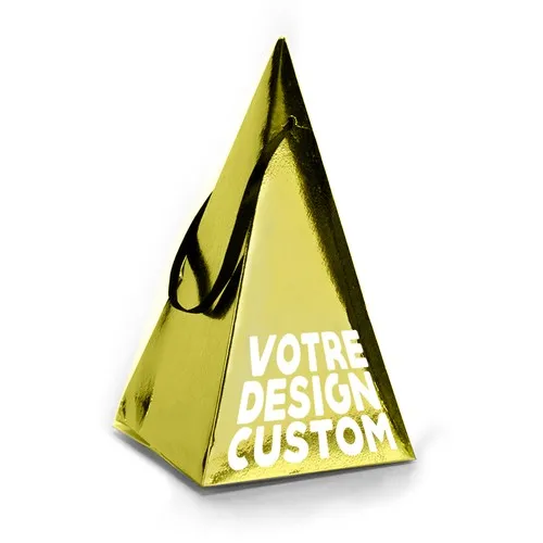 Cône amusement de table  GOLD - personnalisable