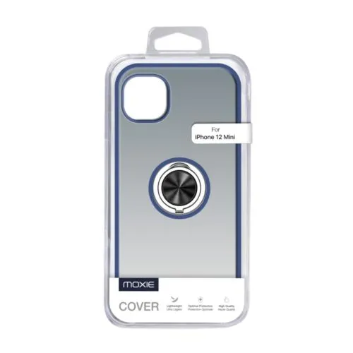 Coque Moxie R-Hold iPhone 12 Mini avec ring holder + contour Noir