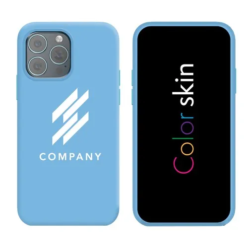 Coque premium Color Skin pour iphone couleur Bleu clair