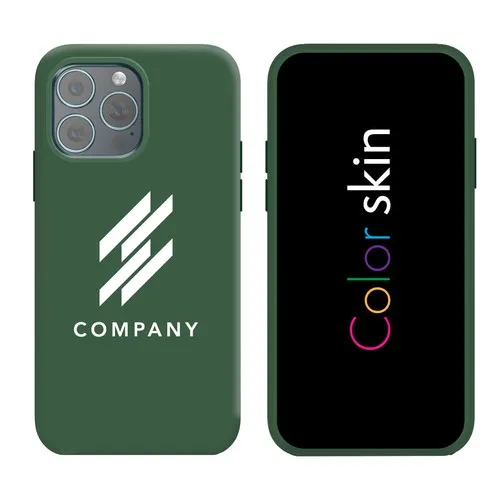 Coque premium Color Skin pour iphone couleur kaki