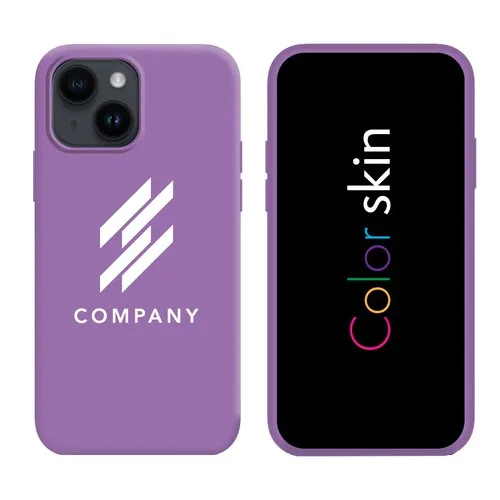 Coque premium Color Skin pour iphone couleur lilas