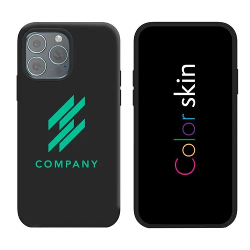 Coque premium Color Skin pour iphone couleur noir