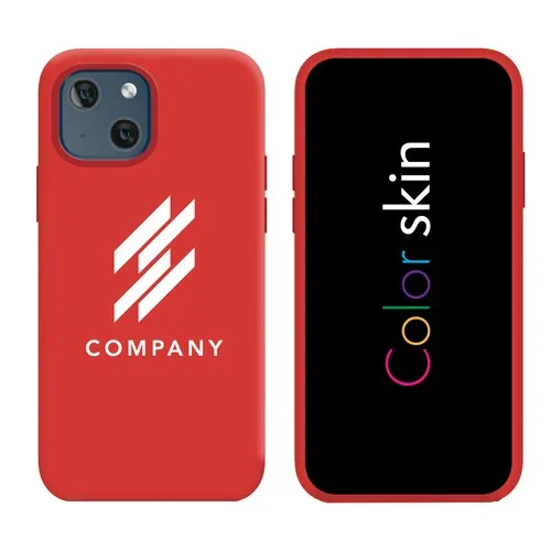 Coque premium Color Skin pour iphone couleur rouge