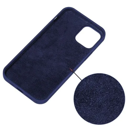 Coque premium + lacet Color lace pour iphone - Bleu foncé