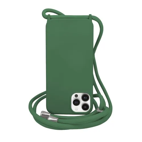 Coque premium + lacet Color lace pour iphone - Kaki