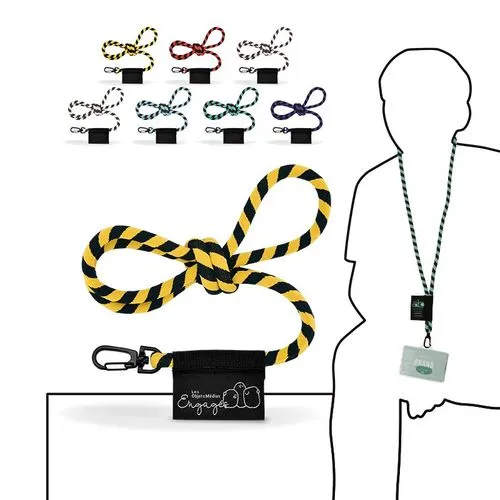 CORDON TOUR DE COU / LANAYRD TUBULAIRE TISSEE 2 COULEURS