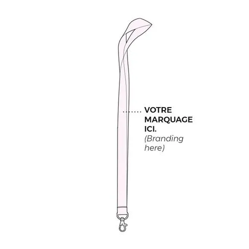 CORDON TOUR DE COU / LANYARD 2X92 CM - SUBLIMATION
