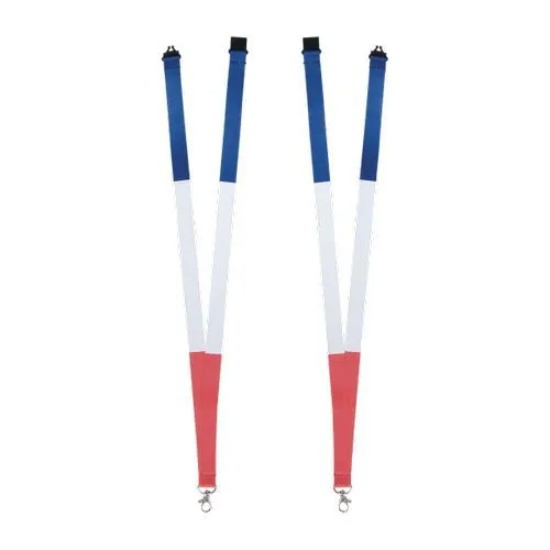 CORDON TOUR DE COU TRICOLORE