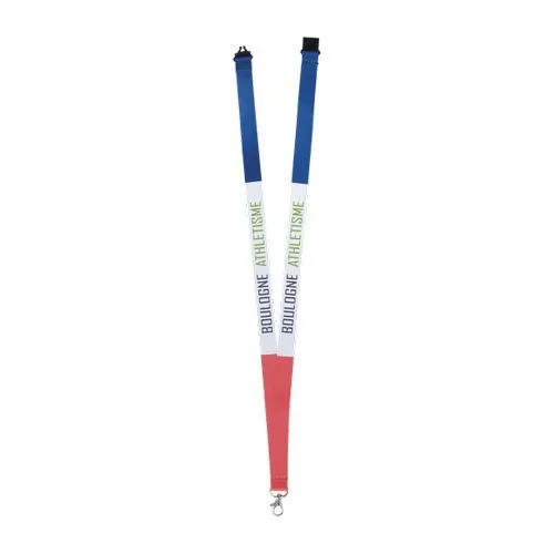 CORDON TOUR DE COU TRICOLORE