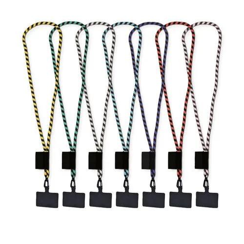 CORDON TOUR DE COU/LANAYRD TUBULAIRE TISSEE PORTE TELEPHONE