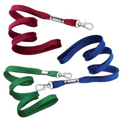 Cordons tubulaires 10mm avec mousqueton cliquet