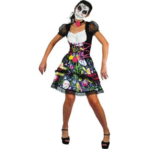 COSTUME DIA DE LA MUERTE FLEURI