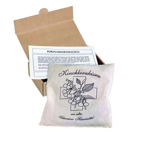 Coussin aux Noyaux de Cerises en boîte cadeau