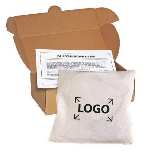 Coussin aux Noyaux de Cerises en boîte cadeau