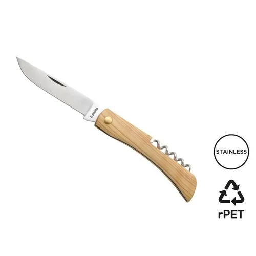Couteau de pays 'Terroir', tire bouchon, olivier