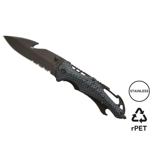 Couteau de sécurité 'Emergency', façon carbone