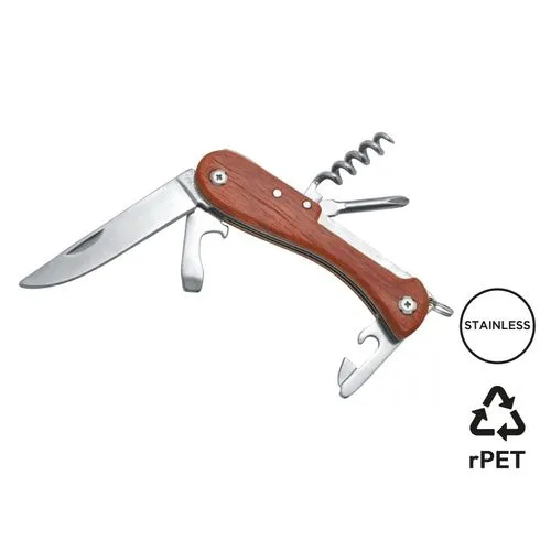 Couteau multifonctions 'Barrow', padouk